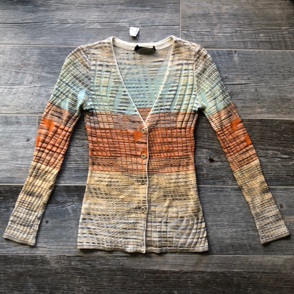 Missoni Sport Button Down Cardigan Size Small